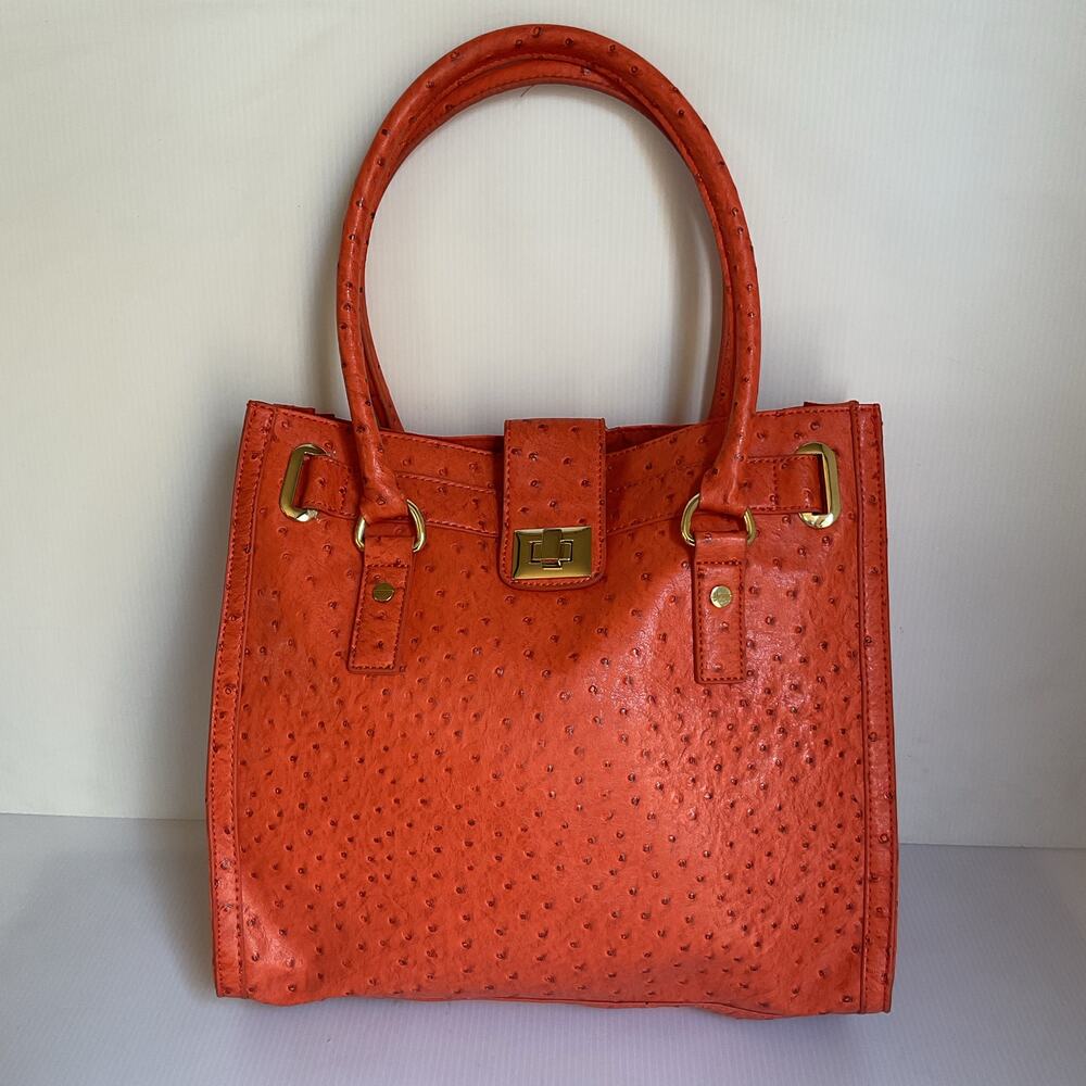 Elegant Orange Handbag